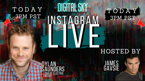 DigitalSkyEnt's tweet photo. Set your reminders! Join us for our first Instagram live featuring @dylansaunders from ELECTRIC CIRCUIT! Hosted by our producer @jamesgavsie TODAY at 3 PM PST!
Follow us here on Instagram! -> https://t.co/ZNZlFc99Xu
#InstagramLive #digitalskypod #applepodcasts #IGLive #podcast https://t.co/z6eXdpvMjn