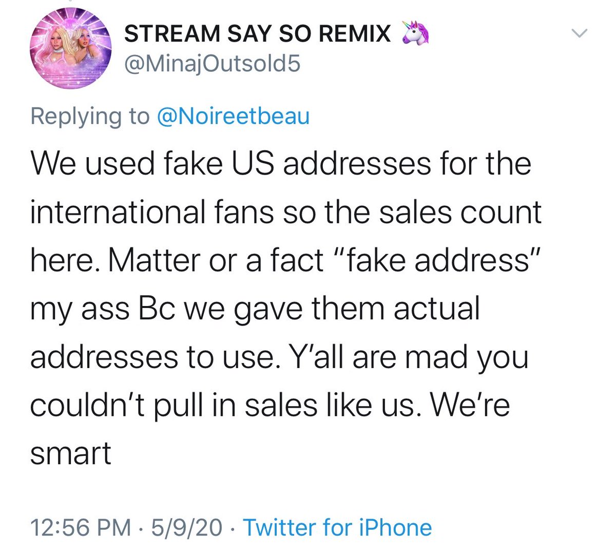 amatorxcrucis's tweet photo. @chartdata @NICKIMINAJ Lmaoooo the ππ couldn't do it alone, had to wait 1000 years & use bot farms to do it, embarrassing #FraudSo https://t.co/YRvxsPHhEU