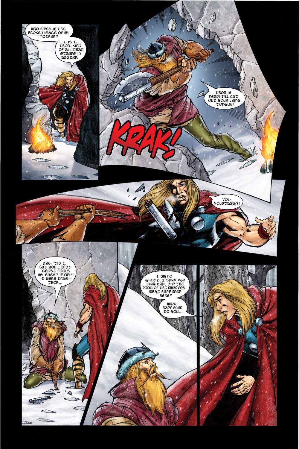 Thorlawyer Thor Overpowered Both Ulik Amp Fenris The Fight Was So Destructive Energies Unleashed Equal To That Of A Nuclear Bomb This Resulted In Thors Foes Being Knocked Out But