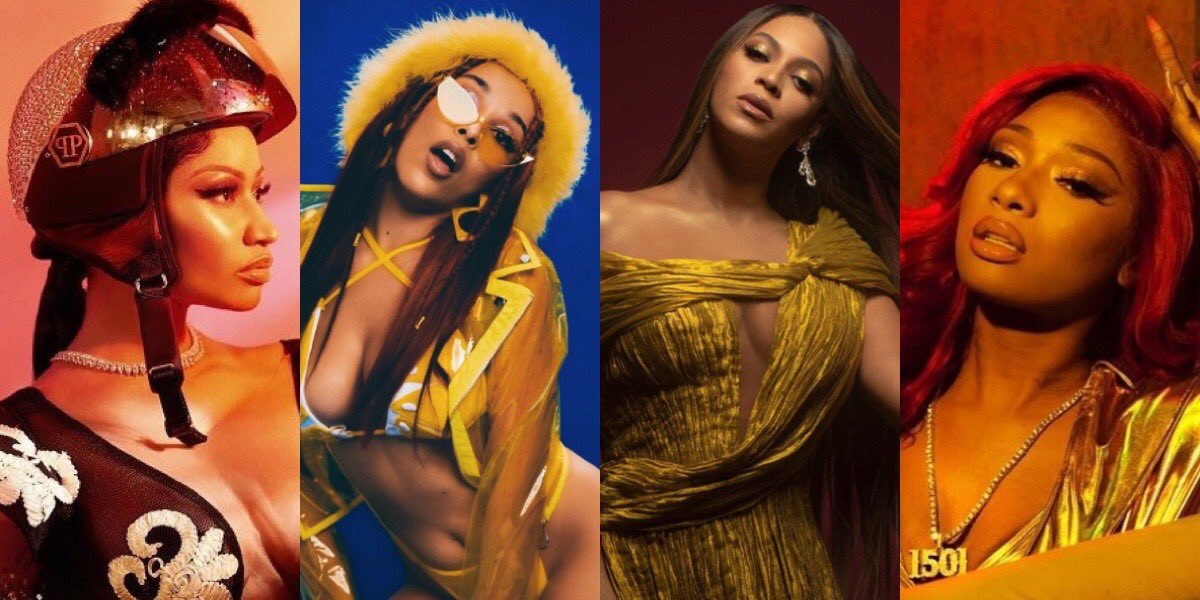 For the first time in Billboard history, four black women occupy the Top 2 of the Billboard Hot 100.