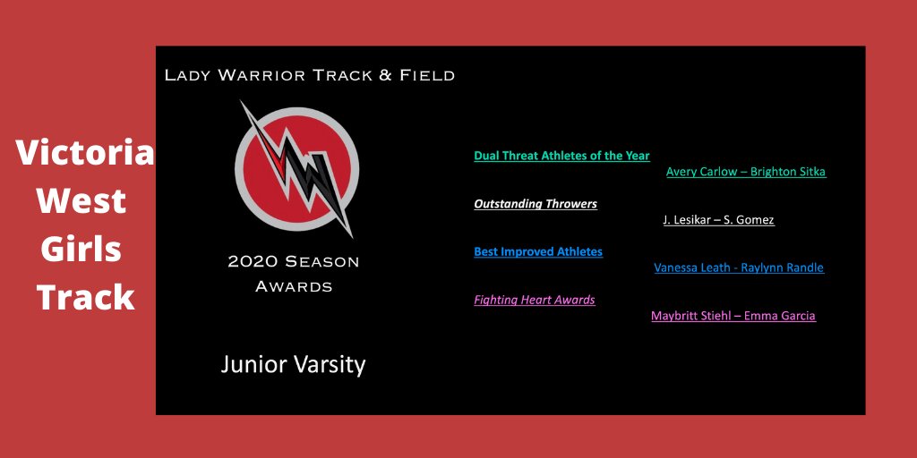 SherryRainosek's tweet photo. 2020 West Girls Track Awards - Junior Varsity https://t.co/LA8wlwToe1