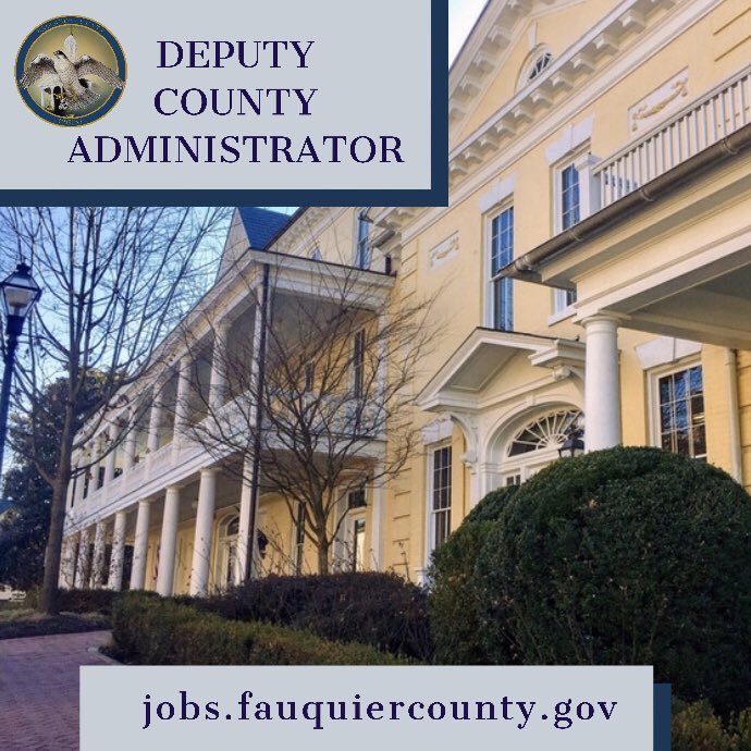 FauquierJobs's tweet photo. Do you have experience in public administration or municipal law? Apply to join Fauquier County Government today! Application deadline 5/13/2020! https://t.co/xm8eNOACP1 #PublicAdministration #LocalGovernment #Virginia https://t.co/yD1KjyoZ3K