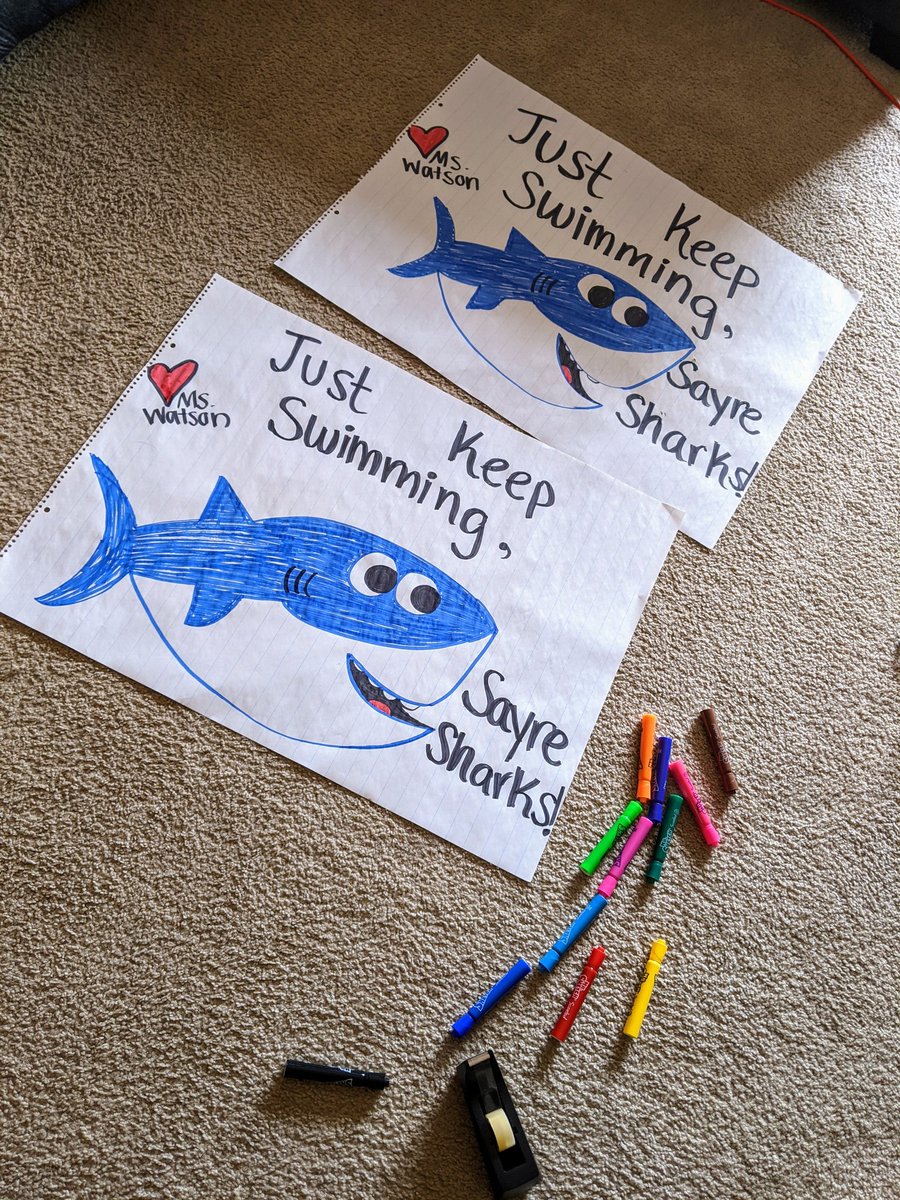 Getting ready to see our Sharks at the Sayre Staff Car Parade today! I can't wait to see those smiling faces I've missed soooo much!! 🦈😃 #SayreSharks <a href="/SLCSSayre/">Sayre Elementary</a> <a href="/sayre_pto/">Sayre Elementary PTO</a>