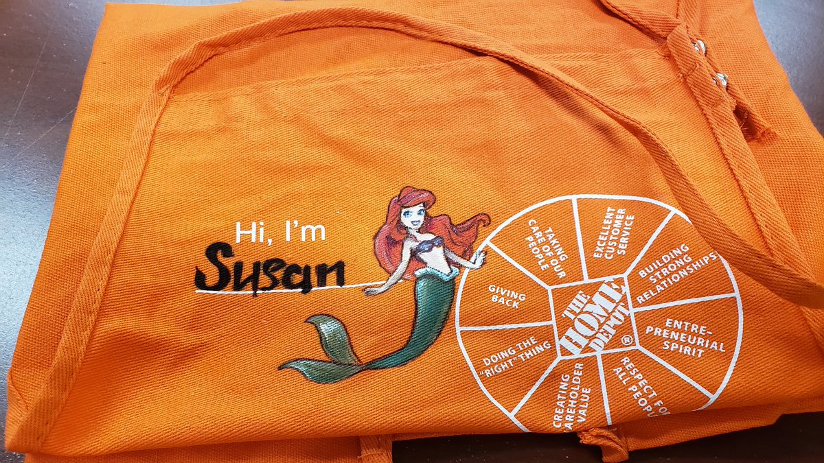 #4122 Hand-painted 
"Thank You Aprons"
(Customized as per associate's favorite things.)
Just my way of truly Appreciating our associates, with my heartfelt Respect.