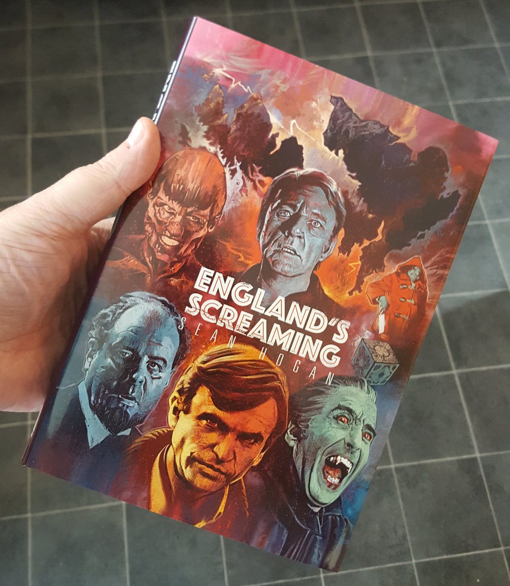 gjkendall's tweet photo. I'm giving this book all the stars!

Sean Hogan has created a masterpiece. I absolutely loved this book.

Go grab a copy now from @pspublishinguk, this is a book no fan of English Horror Cinema is going to want to miss.

#EnglandsScreaming https://t.co/fTlMaW1VVG