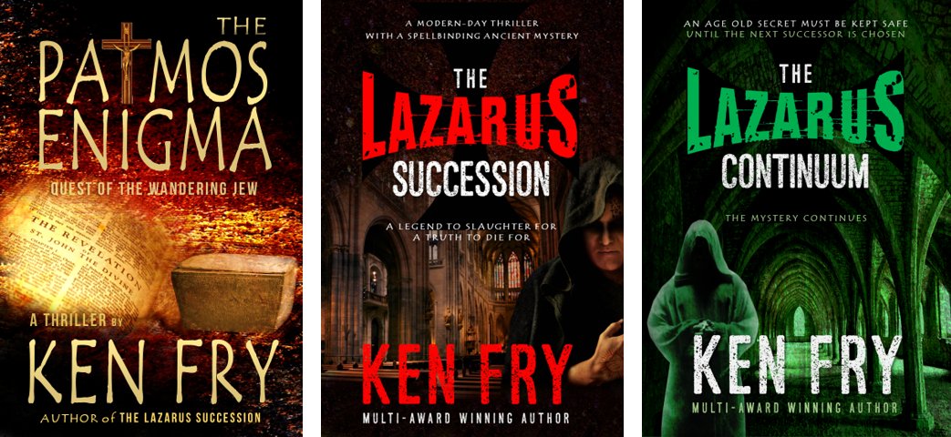 KenFry10's tweet photo. Do you like DAN BROWN or Indiana Jones? 
Read my modern-day #thrillers steeped in ancient mysteries.
♨ https://t.co/h5AmwD7giD   
#Free with #KindleUnlimited

#IARTG
#religious #suspense
#christian #fantasy
#KindleBooks https://t.co/Z3TTvzlFC2