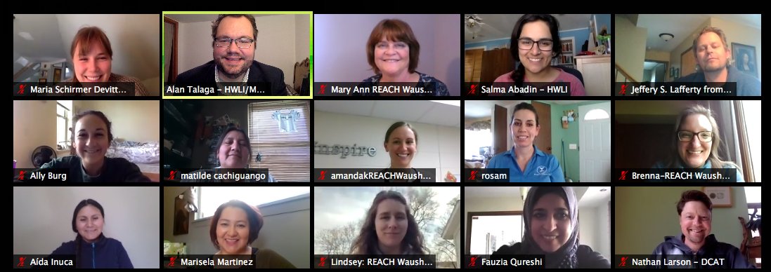 HealthyWI's tweet image. Thank you to all the teams and individuals who joined the first virtual COACH learning community session on Thursday.  We used the metaphor of a garden to describe the delicate and time-intensive work of creating policy, systems, and environmental change.