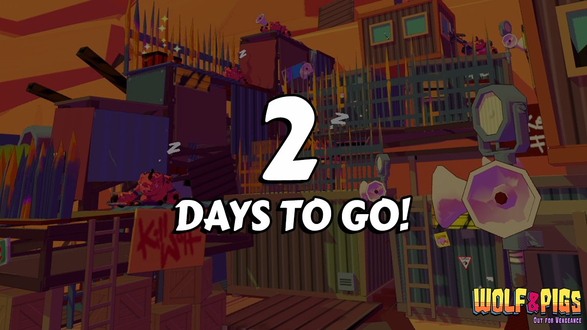 Freely explore the New World and put an end to the Pig Brothers' tyranny in 2 days!

Wishlist #WolfAndPigs on <a href="/Steam/">Steam</a>:
store.steampowered.com/app/1198810/Wo…

#gamedev #VR