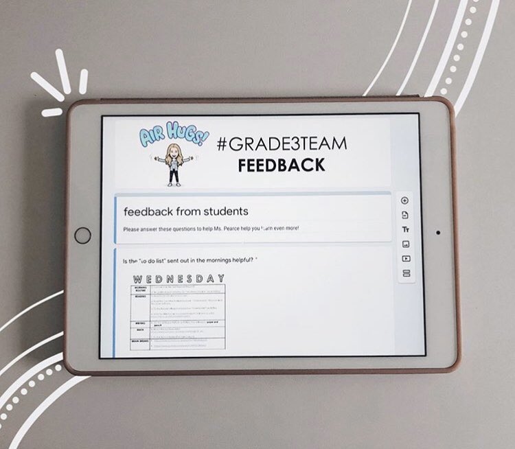 _MissPearce's tweet image. I asked my students & families to complete a feedback survey to better understand how distance learning was going for them.
This has guided my planning & been so helpful!
Giving students CHOICE & VOICE is so important🤍
@RCSD_No81 @StTimothyRegina #rcsdtech #rcsdconnect