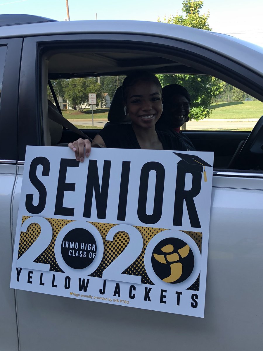 IrmoPtso's tweet photo. Class of 2020 - if you ordered a yard sign from PTSO, the final pick up is tomorrow Tuesday, May 12, from 10 AM to 11:30 AM in front of the CFA. #ThisIsIRMO #ClassOf2020 #D5Grad @rlhardyus https://t.co/52koYdX94u