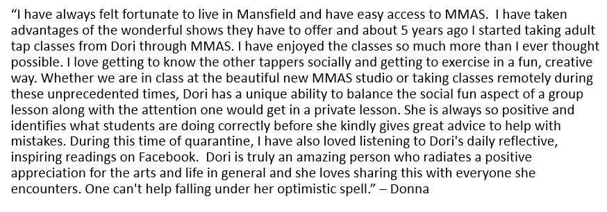 Live theater may be on hold, but The MMAS Academy is continuing their efforts virtually. #MMASGivingMonday