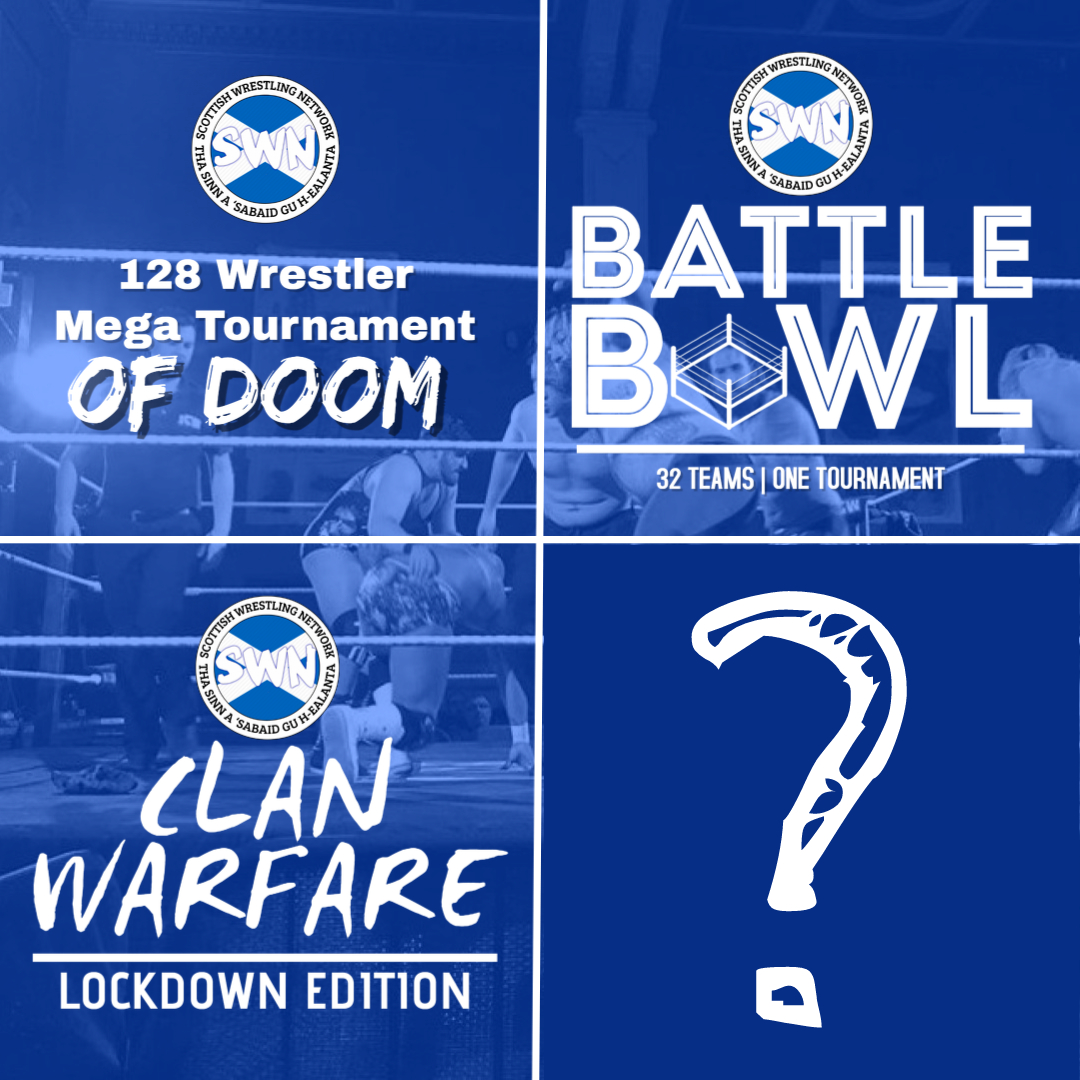 ScotWresNet's tweet photo. Clan Warfare schedule:

Quarter Finals - Tuesday
Semi Finals - Wednesday (2 hour polls)
Final - Thursday (3 hour poll)

Might even reveal the logo for the next tournament which will take place in June... https://t.co/pIrOj4xoaC