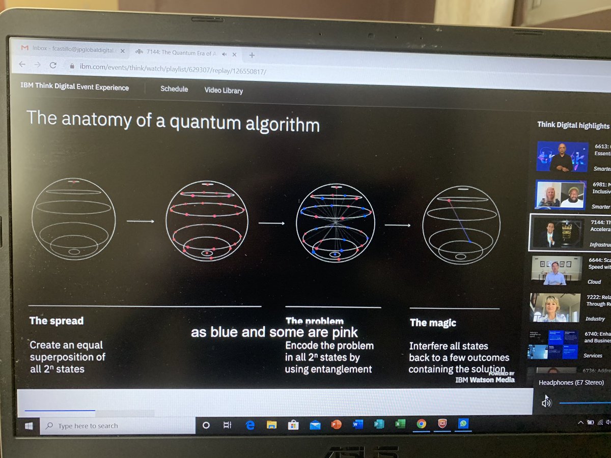 fearless1972's tweet photo. #IBMThinkDigital ... nunca me habia sentido tan geek en mi vida..viendo un conference on demand de Quantum Computing...y estoy como un niΓ±o de primaria cuando aprende algo nuevo! πππππππ https://t.co/ltFbpA72r6