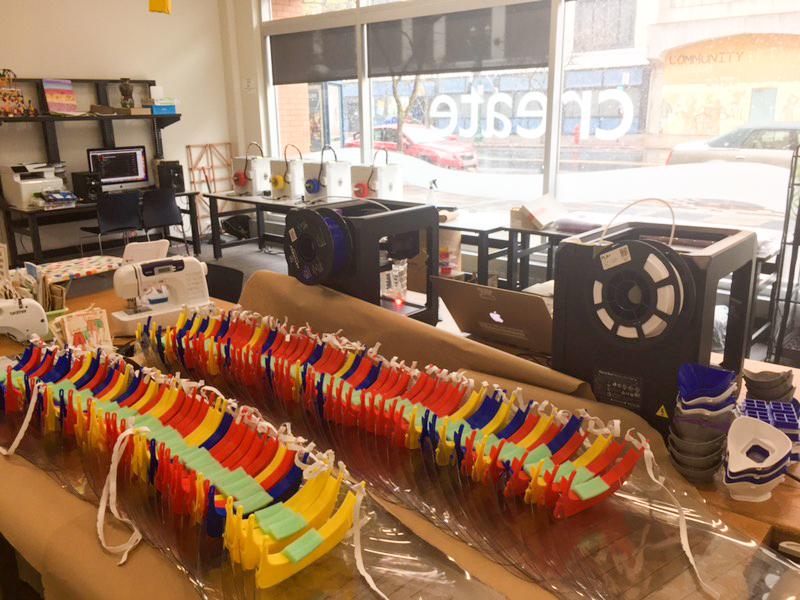 The MakerSpace <a href="/OCPLCentral/">OCPL Central Library</a> is closed, but we're using our 3D printers to create PPE for <a href="/UpstateNews/">Upstate Medical University</a>!

Many thanks go out to Dragana Drobnjak and staff from White Branch and Mundy Branch for making this happen. Thank you <a href="/fayettevillelib/">FayettevilleFreeLib</a> for partnering with us to produce masks!