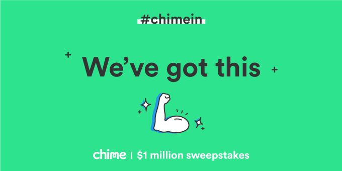 kimee's tweet photo. Last week to win!  Pick me!!  Best Bank Evah.   #Chimein #Chimesweeps https://t.co/3342p1Qo2v