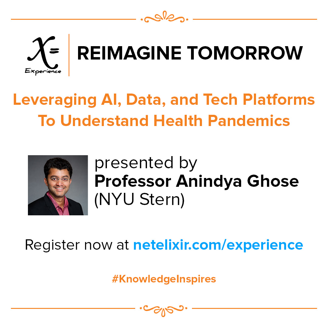 NetElixir's tweet image. @aghose will discuss in #NetElixir&apos;s Reimagine Tomorrow #webinar series:
- When did the average travel distance first fall below two miles?
- How does cell phone #locationdata help us monitor #SocialDistancing?

Meet our speaker here lnkd.in/emHCZZn.
#KnowledgeInspires