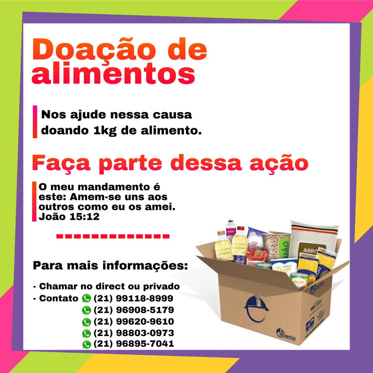 crfpnts's tweet photo. Estou junto de alguns amigos arrecadando alimentos para doar a quem precisa. Quem puder compartilhar e ir passando adiante já vai ser de muita ajuda !!! https://t.co/ikSKEdx9Z0