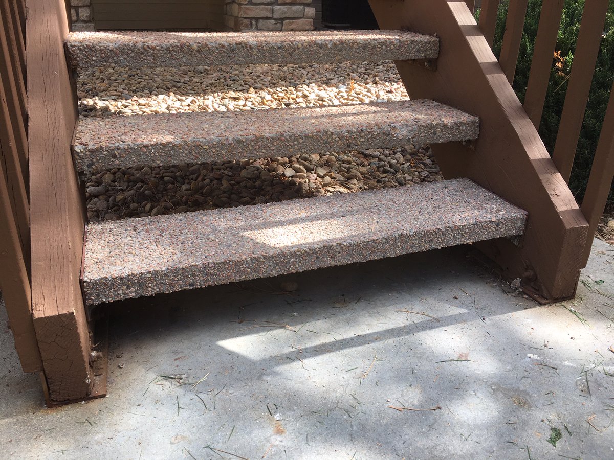 PRC_PrepRite's tweet photo. Emergency repairs! No problem! Safety first!The property had a deteriorating stair causing a trip hazard. Even on sunday we can help your property. @PrepRiteCoating has you covered #preprite #prepritecoatings #safetyfirst #emergency #oncall #alwayshasyourback #hoa #multifamily https://t.co/zKyBuvaKN7