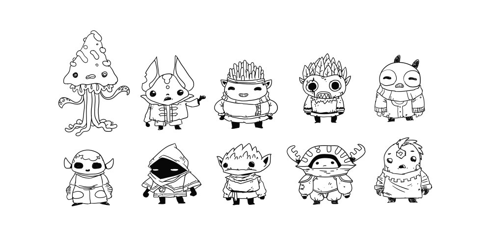 anim_86's tweet photo. And sketches of local residents (versions)
#anim86 #sketches #characterart #characterdesign #design #art #gamedev #game https://t.co/sTBi65Jwte