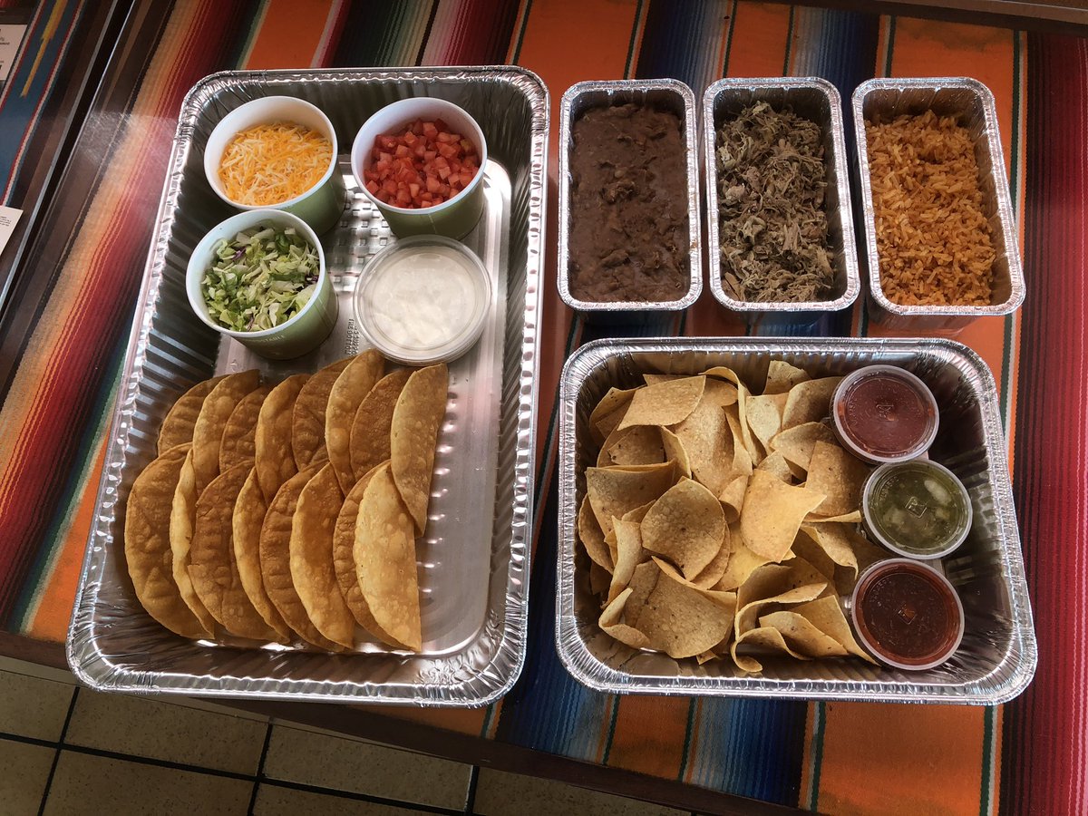 PinatasMaui's tweet photo. Aloha, friends, Did someone say, “Take &amp; Make?” Piñatas Dinner for Four includes your choice of Eight Tacos or Eight Enchiladas, plus Beans, Rice, Sour Cream, Chips &amp; Salsa. Available soon for only $40 (just $10 per person) Order online, call us, or simply swing by. #HitPinatas https://t.co/nNto6K3HyM