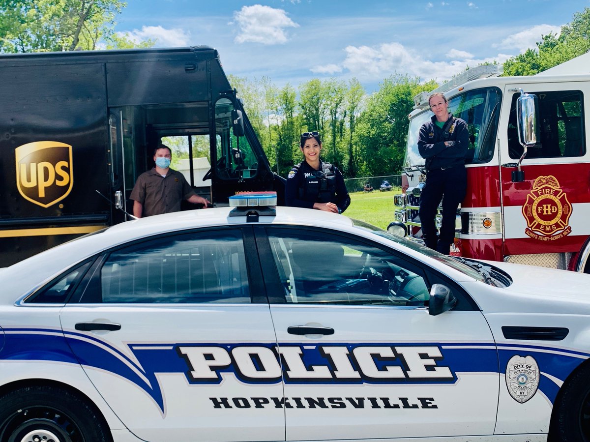 Kentucky’s Essential work force Serving our Communities, Thankful for all you Do, Together Anything is Possible <a href="/OhioValUPSers/">Ohio Valley UPSers</a> <a href="/joeboyleups/">Joe Boyle</a> <a href="/charles01221963/">Hank</a> <a href="/MaymonStephanie/">Stephanie Maymon</a> #ProudUPSers #ThanksforDelivering <a href="/JamesComer/">James Comer</a> <a href="/RandPaul/">Rand Paul</a> <a href="/Hopkinsville_Ky/">City of Hopkinsville</a> <a href="/HopkinsvillePD/">Hopkinsville Police</a> <a href="/HopkinsvilleCC/">HopkinsvilleCC</a>