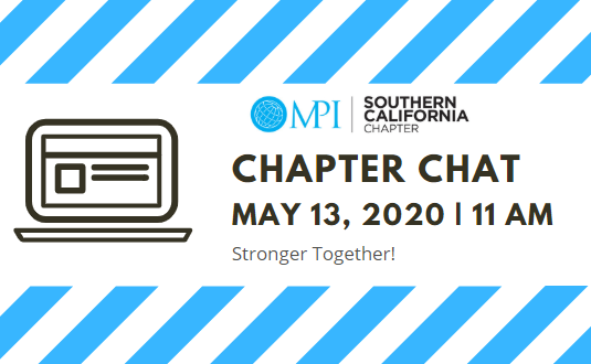 Please join us for a Chapter Connect Zoom Meeting this Wednesday, May 13 at 11:00 AM to learn more about important resources, scholarship opportunities, and provide your feedback on future chapter programming. Register here: lnkd.in/ge2QcfG #connect #meetingplanners