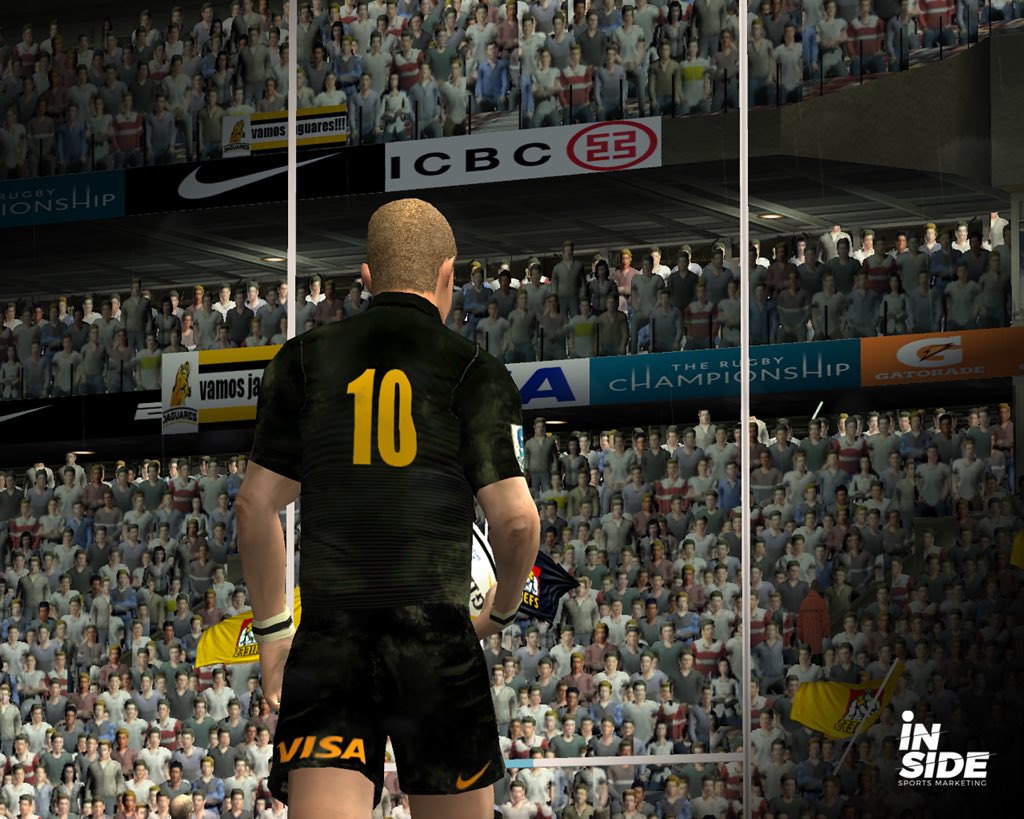 InsideSportsMkt's tweet photo. Teníamos tantas ganas de volver a ver @JaguaresARG en acción que llevamos la franquicia argentina al mítico #Rugby08  🎮

#InsideTeam #ViviJaguares https://t.co/0M577As6np
