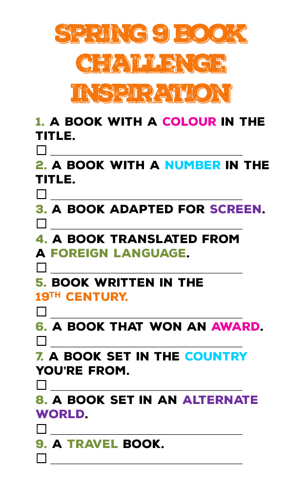 BargoedLib's tweet photo. Reading has all kinds of benefits so improve youβre your health and wellbeing and take part in our #Spring9 Book Challenge!
Tweet @BargoedLib with your Spring 9 Book Challenge #ReaderReview #IAmReading https://t.co/99i3KWjmSo