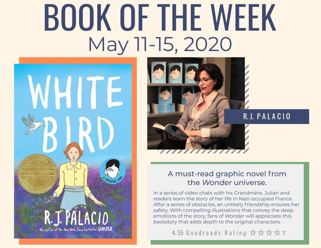 LibraryDvms's tweet image. This week’s pick is another compelling story from the “Wonder” universe. Written as a graphic novel, this story expands on Julian’s character as he discovers his Grandmère’s courageous past during WWII. Check out this book to be transported back in time! Available on Libby.