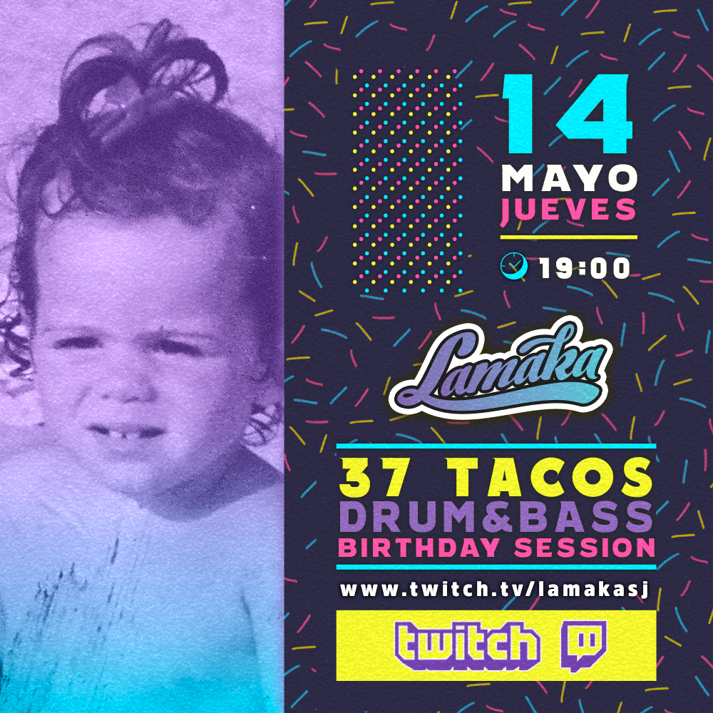 SJLamaka's tweet photo. Next Thursday 14 May, at Twitch, Live Streaming Special Bithday Session Drum and bass vibes!! #streaming #twitchtv #drumandbass #dnb #oldschooldj #lamaka #alicante #spain #womendj #nosyncbutton https://t.co/a2pCEffaOk