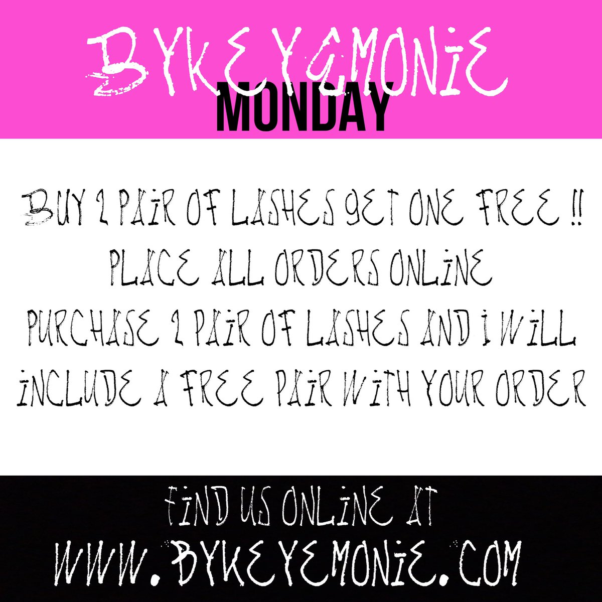 thekeycollect1's tweet photo. TODAY ONLY 💕
when you buy 2 pair of lashes we will send you a 3rd pair free come shop now and get your lashes 🥰✨ 25MM &amp; 5D Minks Available 🛍 #minklashes #smallbusiness #bykeyemonie #sale #shopwithpurpose https://t.co/yu0Lub3D4e