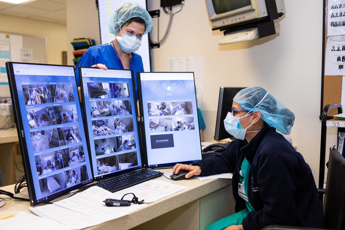 MountSinaiNYC's tweet photo. .@MountSinaiNYC has teamed up with @GoogleNest to use the latest in video and audio technologies to monitor some of the most critically ill patients with #COVID19: https://t.co/PttJgeAlZL https://t.co/9eJg4cHoSu