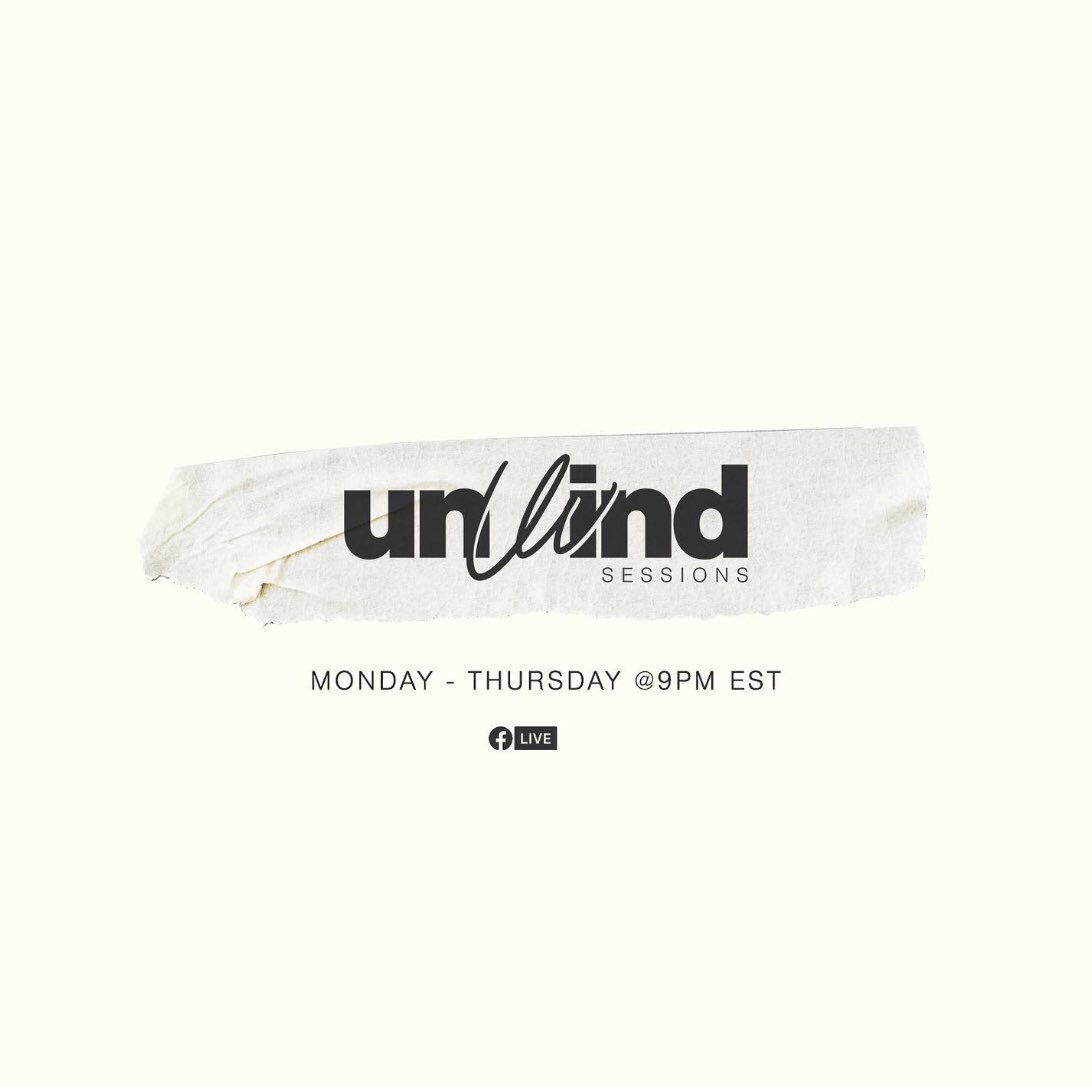 The goal of Unwind Sessions is simple, we want to see heaven invade our lives. Sickness, rejection, disease, strife, animosity, and so on are not citizens of the Kingdom. Join us tonight at 9PM EST as we seek to exalt Jesus in our kitchens, bedrooms, living-rooms, basements, etc.