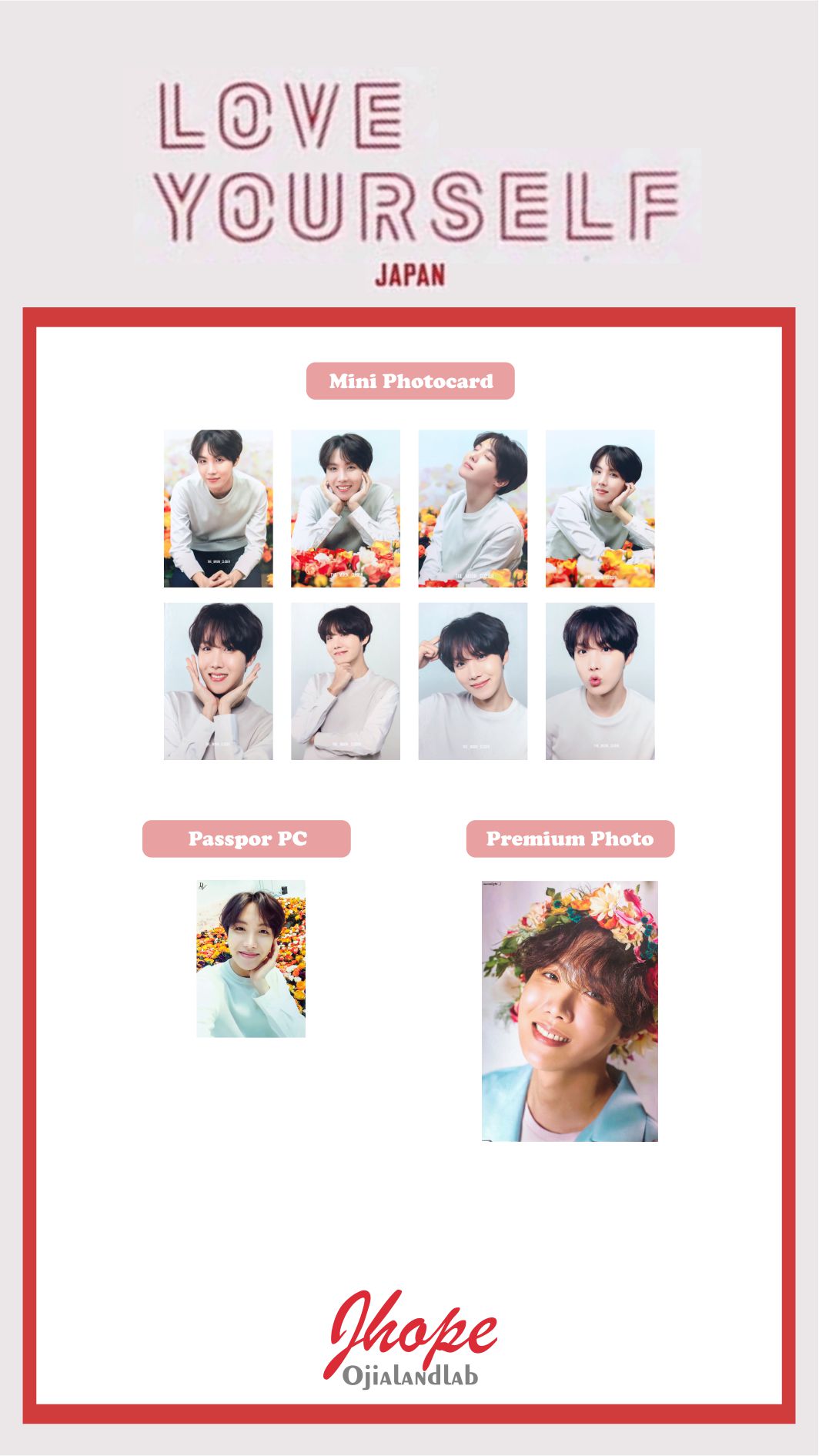 BTS 'LOVE YOURSELF' EUROPE J-HOPE トレカ BTS J-HOPE Love Yourself World Tour Seoul Official photocard