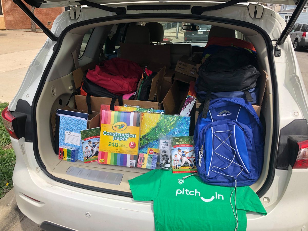 Wood_Foundation's tweet photo. Over the past month, dozens of supporters have donated critical funds, making the distribution of more than 140 Pitch In Learning Kits at our 4 school sites in North Lawndale and Humboldt Park possible. We hope to continue replenishing supplies throughout the pandemic. https://t.co/Gt8jHrunGH