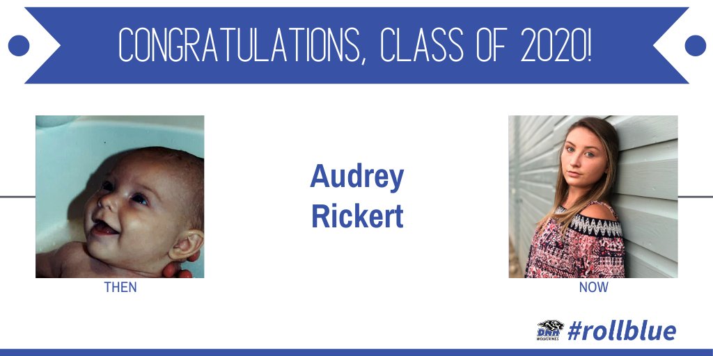 DNHSUPT's tweet photo. We're thrilled to honor Audrey today as we continue to pay tribute to our seniors. #rollblue https://t.co/ox4GrEmy2n