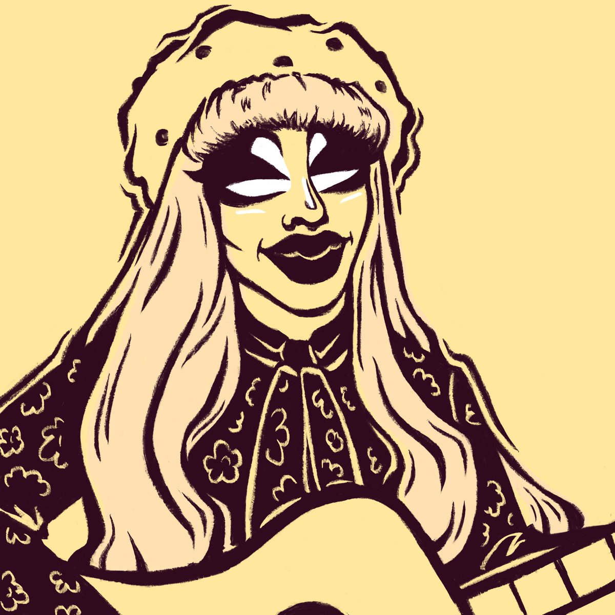 AngelaComicsans's tweet photo. Séptima semanita del #FullCoverageFridays
She just had de NERVE to sing Soldier on Katya's birthday so i passed away since then
#TrixieMattel https://t.co/q5GYA7UXgo