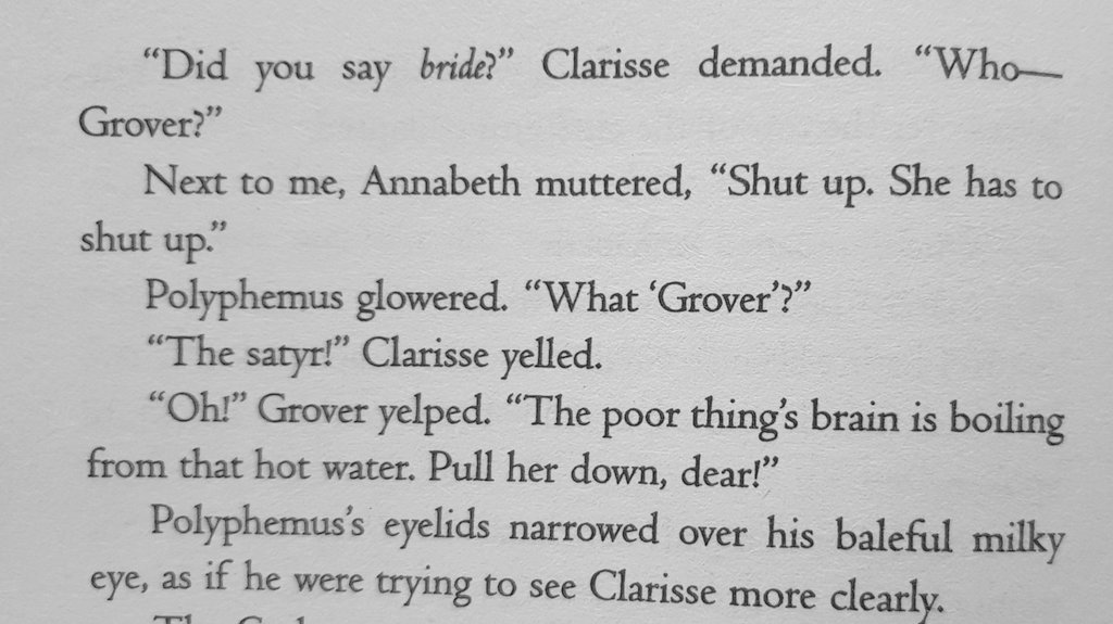 CLARISSE IS SO DUMB OH MY GOD WHAT IS SHE DOING