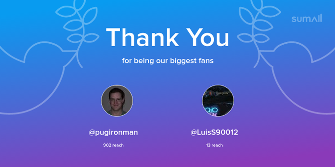 Our biggest fans this week: pugironman, LuisS90012. Thank you! via https://t.co/WjXoFQ8Fec https://t<a href="/tag/webcam"class="tags"><span>#webcam</span></a><a href="/tag/adultwork"class="tags"><span>#adultwork</span></a>