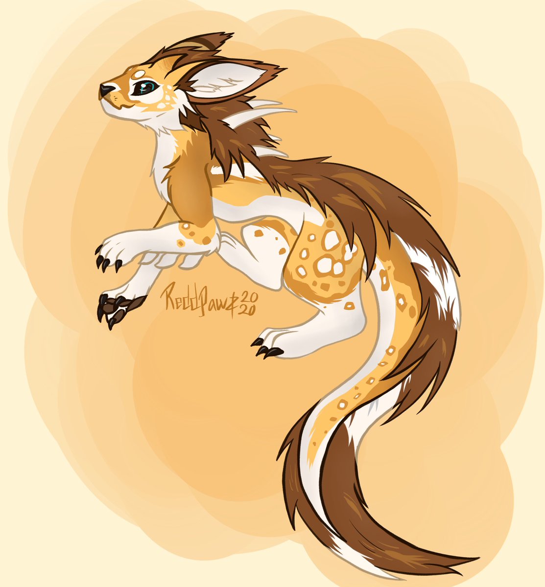 reddpawz's tweet photo. A Xyx I drew as a warmup, getting back into the swing of things now that my semester is finally over and I can focus on art again. Owner of this little guy is Xikhara! https://t.co/FH2ttQLelX