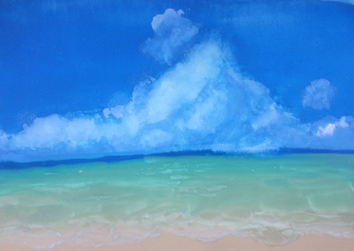 _NATSU_KAZE_'s tweet photo. Painting adventures, day 2! Maybe I'll make one good enough to hang on the fridge soon? :D
#traditionalmedia
#nickerpostercolor https://t.co/3syywWYpyR
