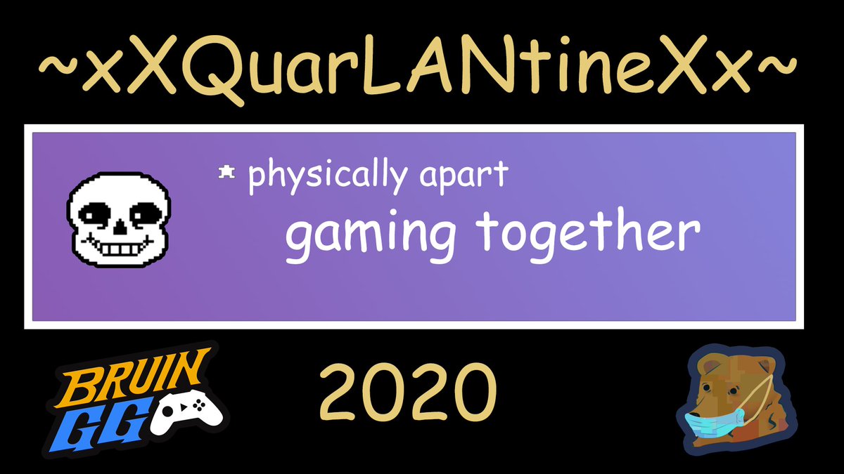 _Tamagu's tweet photo. Join us this weekend at QuarLANtine from 12PM-9PM PDT!

We have prized tournaments in all of your favorite games (including @PlayVALORANT), casual games, and giveaways! 

You can register at https://t.co/BOi5XP2n9g and join the Discord server at https://t.co/yQHeTo8z4k 💛💙🐻 https://t.co/Ennguf2Ntf