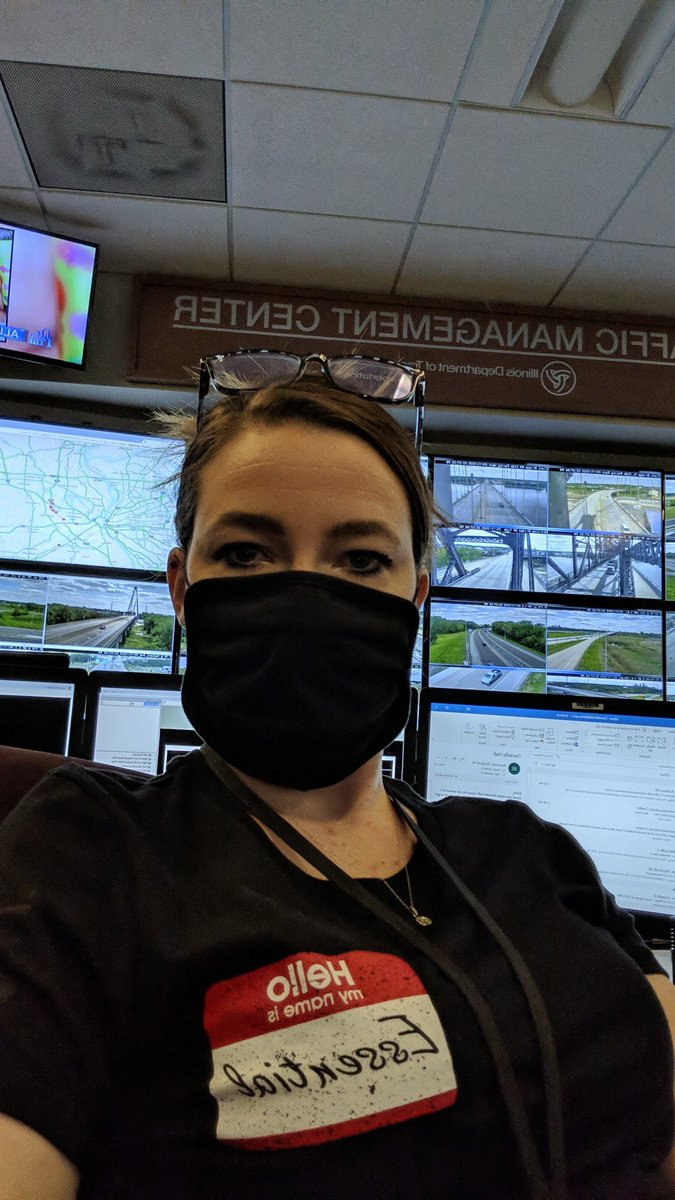 dnhall85's tweet photo. @Gruntstyle rocking my essential shirt because that's what we are here at IDOT. And my boss loves my new shirt!! #operationhero https://t.co/c8viBsKmp6