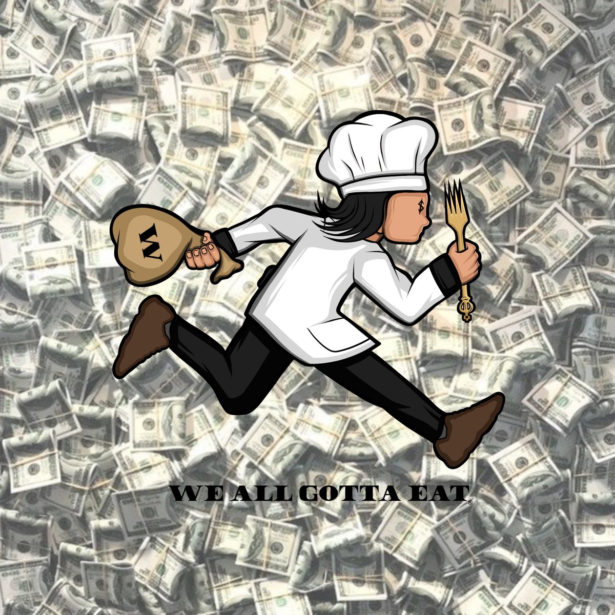 wageworldwide's tweet photo. We are glad to announce our new mascot “Benny Wage”. He is the newest addition to our brand. Expect to see him around the block soon!🍴💰🏃‍♂️ #WAGE https://t.co/PBOzeDg78V