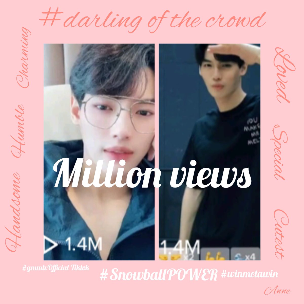 Nena07884031's tweet photo. Darling of the crowd!!!!
@winmetawin 👏🏼🤴🏆
#winmetawin
#snowballpower
#GMMTV
#gmmtvOfficial Tiktok
#tiktokViews
#millionviews
#charming
#darlingoftheCROWD
@WinmetawinO https://t.co/xIOuN2IN4X