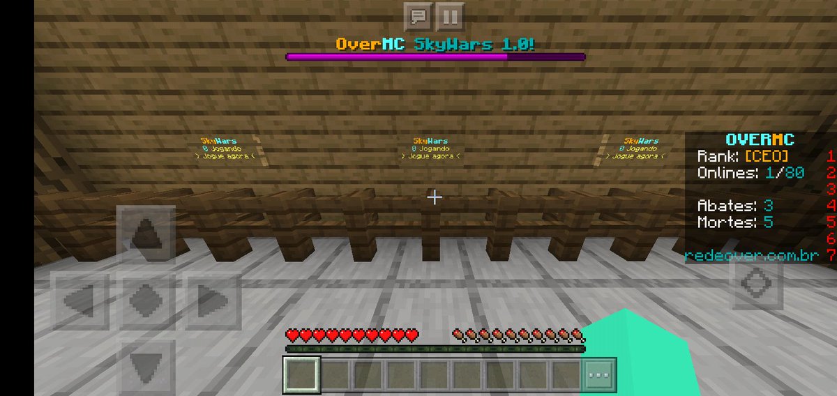 RedeOver's tweet photo. https://t.co/tsEsL8X46i
19132
1.14.60
SkyWars Beta teste https://t.co/2OsDv6OqlJ
