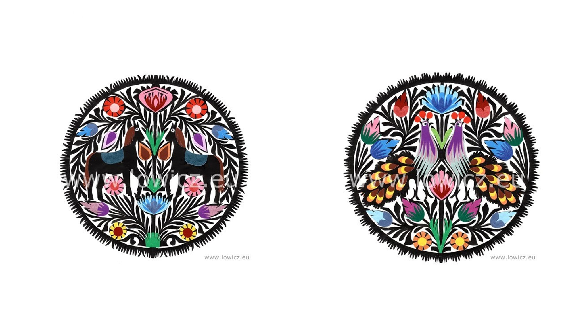 ポーランド製 切り絵 本物 52cm×27cm 希少 ポーランド産 □ 伝統アート作品 切り絵 ヴィチナンキ