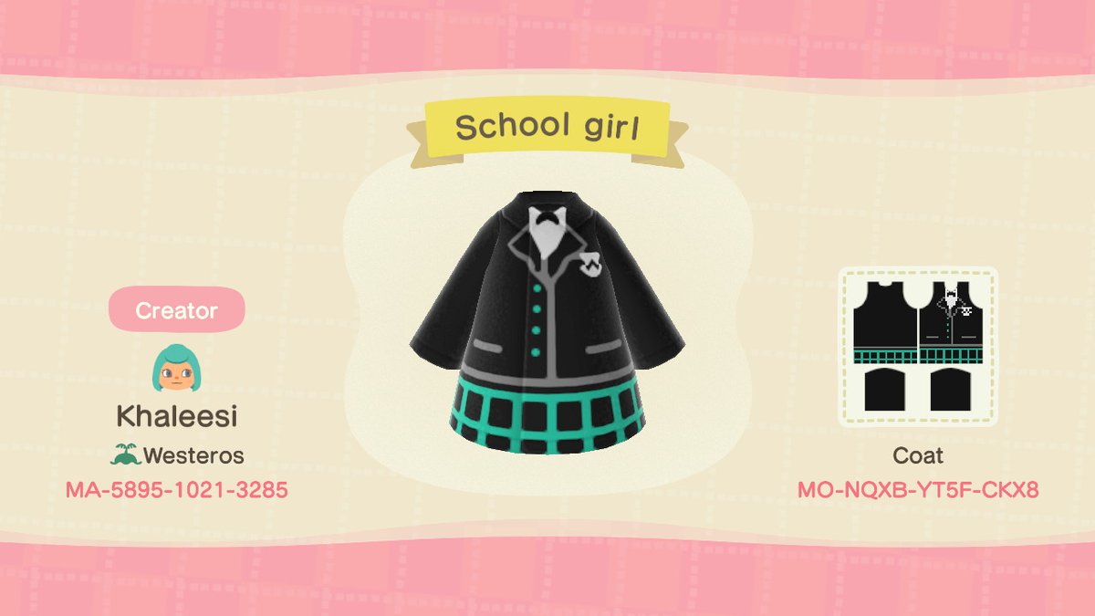 bubblewums's tweet photo. #AnimalCrossing #ACNH #NintendoSwitch 
 #bubblewums #schoolgirl #dress #cute https://t.co/ygae6SFqit