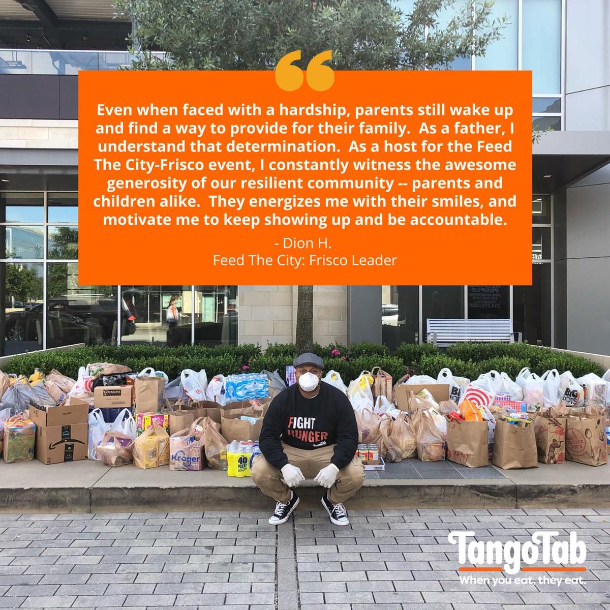 TangoTab's tweet image. &quot;Over three years ago I showed up to a charity event that profoundly impacted my determination to make a positive impact in the vastly diverse community I live in. It wasn’t just the event, it was the people. During this pandemic, the “Invisible Hungry” have suffered even more.