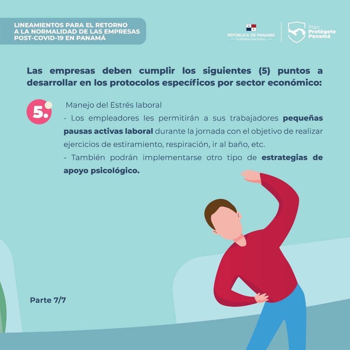 PARTE II • Lineamientos para el retorno a la normalidad de las empresas después del #Covid19 anunciadas hoy por el <a href="/minsapma/">Ministerio de Salud de Panamá</a>. 
.
#UnPanamáMejor 🇵🇦 #11mayo #CostaVerde #Comunidad